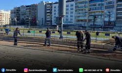 İzmir Kordon'da kurulan beton bariyerlerin yüzde 60'ı tamam