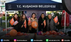 Kuşadası'nda kadına yönelik şiddete karşı farkındalık etkinliği