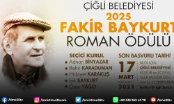 Çiğli Belediyesi Fakir Baykurt Roman Ödülü 6. Kez verilecek