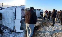 Diyarbakır’da öğretmen servisi devrildi