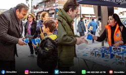 Kuşadası Belediyesi’nden kandil simidi ikramı