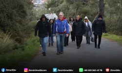 Güzelbahçe'de önce ders sonra doğa yürüyüşü