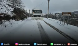 Büyükşehir ekipleri kar yağışına karşı teyakkuzda