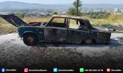 Aydın’da otomobil küle döndü