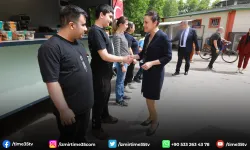 Başkan Sengel'den engelsiz gençlere ziyaret