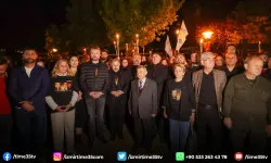 Buca’da “üç fidan” için anma töreni