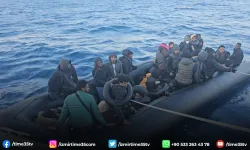 Didim’de 42 düzensiz göçmen kurtarıldı