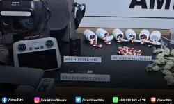 İzmir'de dron ile uyuşturucu sevkiyatına suçüstü