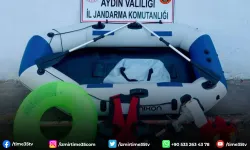 Kaçmaya çalıştığı botu şişirirken yakalandı