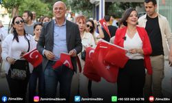 Karabağlar'da 19 Mayıs coşkusu "Bağımsızlık Yürüyüşü" ile başladı