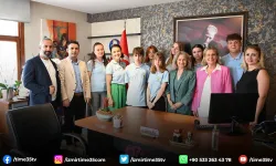 Polonyalı öğrencilerden Kuşadası Belediyesi'ne ziyaret
