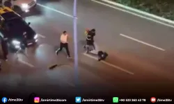 Şampiyonluk kutlamasında trafik durdu, yumruklar konuştu