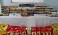 Şanlıurfa'da kaçak çay ve sigara ele geçirildi