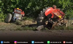 Traktör ikiye ayrıldı, sürücüsü hayatını kaybetti
