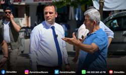 Başkan Eşki'den Çamdibi esnafına ziyaret
