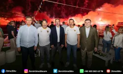 Göztepe’nin 100. yılında gökyüzü sarı-kırmızı