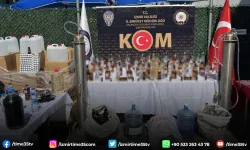 İzmir ve Yalova'da tonlarca sahte alkol ve tarihi eser ele geçirildi