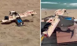 Denizinde kamikaze dronuna benzer cisim bulundu