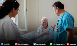 Kuşadası Belediyesi evde bakım biriminden babalar günü ziyareti