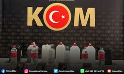 Kütahya'da sahte alkol operasyonu