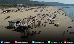 Pamucak sahil büfe hizmete başladı