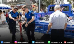 Yaya yollarında scooter ve motora geçit yok