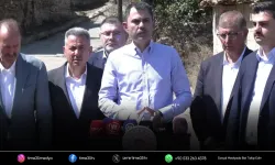 Bakan Kurum'dan İzmir'de afetzedelere destek mesajı