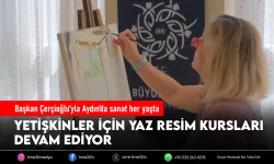 Aydın'da yetişkinler için resim kursları devam ediyor