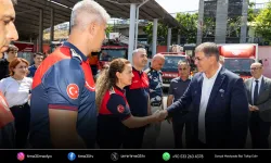 Başkan Tugay’dan ateş savaşçılarına teşekkür ziyareti