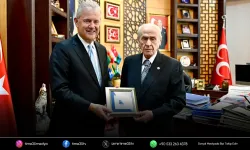 İZTO Başkanı Özgener, Bahçeli’yi Ankara’da ziyaret etti