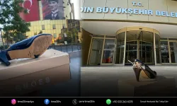 Çerçioğlu’nun AK Parti’ye geçişine kırık topuklu protesto