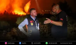 Buca tüm gece alevlerle mücadele etti