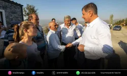 Büyükşehir’den evi yanan aileye yardım eli