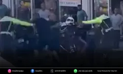 İzmir'de polise tekmeli yumruklu saldırı