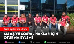 Karabağlar Belediyesi’nde işçilerden oturma eylemi