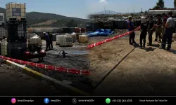 Torbalı’da kaçak akaryakıt toplama alanında patlama