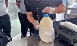 Süt şişesi içinde uyuşturucu gele geçirildi