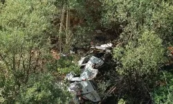 Tarım işçilerini taşıyan minibüs uçuruma yuvarlandı