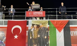CHP'den Eyüpsultan'da Filistin'e destek mitingi