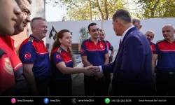 Tugay İtfaiye Haftası’nda itfaiye personeli ile buluştu