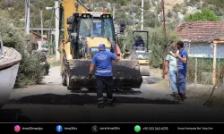 İZBETON’un asfalt çalışmaları tam gaz