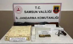 Jandarmadan kaçak tütün ve silah operasyonu