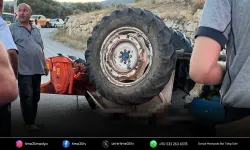 Karaburun'da traktör kazası: 1 ölü