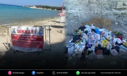 Dikili Belediyesi Pissa Koyu çöplüğe çevrildi