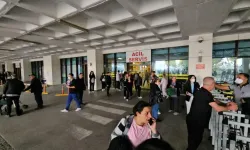 Devlet Hastanesi'nde yangın paniği