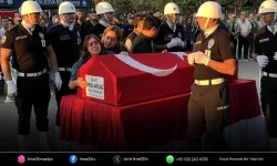 İzmir’de şehit polis için tören: Gözyaşları sel oldu