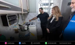 Ulubatlı’da ilk doğal gaz ateşi yandı