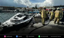 Yıldızburnu’nda yangın: 7 özel tekne kullanılamaz halde