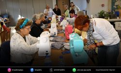 Efes Selçuk’ta kadınlar dikiş atölyesinde buluştu