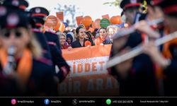 Kadına şiddete karşı “turuncu” yürüyüş